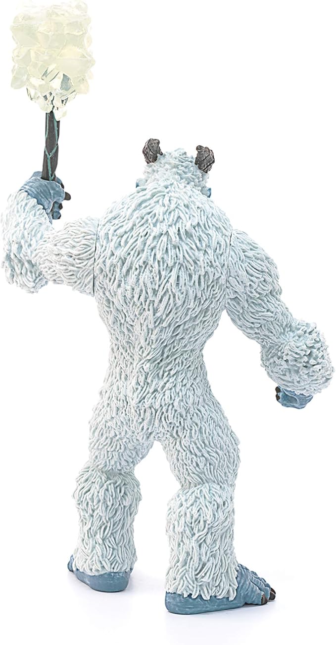 Schleich Eldrador Creatures Mythical Ice Creature with Frozen Hammer Figurine - Icy Monster Action Toy with Movable Arms and Ice Hammer Accessory, Durable Toy for Boys and Girls, Gift for Kids Ages 7+