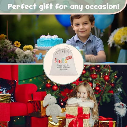 Stoie's Wooden Musical Instruments for Toddlers, Montessori Music Toys for Kids, with Xylophone, Tambourine and Maracas, Educational Development and Creativity, Baby Musical Instruments