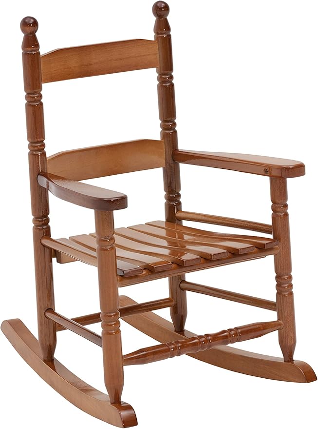Woodlawn&Home, 881338, Classic Child's Porch Rocker, Natural Oak