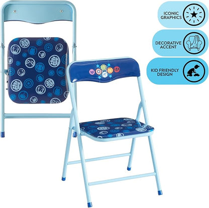 Idea Nuova Marvel Avengers 3 Piece Children's Activity Square Table and 2 Folding Chairs Set, Ages 3+