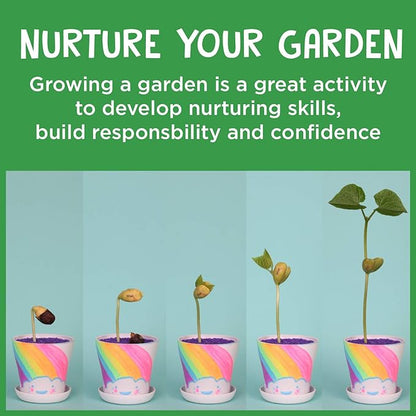 Creativity for Kids Magic Bean Garden, Reveal and Grow Magic Messages - Arts and Crafts for Girls and Boys, Kids Science Kit Ages 5-8+, Unique Gift for Kids