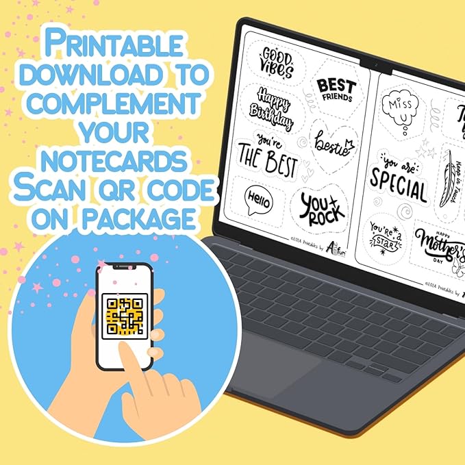 Card Making Kit for Kids - Stationary Set for Girls Foil Art for Girls 8-10 Card Making Kit for Adults with Fun Foil Stickers Foil Fun Art Kit for Kids Pen Pal Kit Stationary for Girls Unicorn Gifts