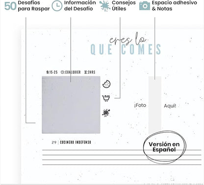 The Adventure Challenge 50 Juegos Familiares de Raspado y Actividades Divertidas para Niños y Padres, de Álbum de Recuerdos Familiares.