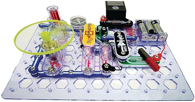 Snap Circuits STEM Electronics Discovery Kit | Explore Magnetism & Electronics | Ages 8+ | 85+ Hands-On Projects