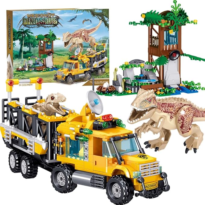 Mesiondy Dinosaurs Building Blocks Set, Dinosaur Toys for Age 8-14 Years,Dinosaur Park World, Birthday Gifts for Boys and Girls (546 Pcs)...