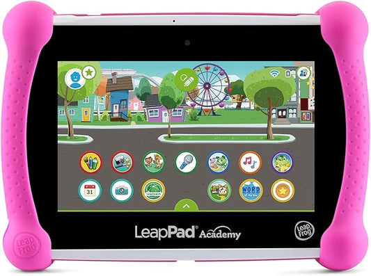 LeapFrog LeapPad Academy Kids’ Learning Tablet, Pink