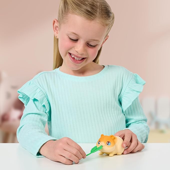 Little Live Pets Mama Surprise Minis Hamster, Care for Your Mama Hamster or Mama Bunny in Their Hutch to Reveal 2, 3, or 4 Mini Babies