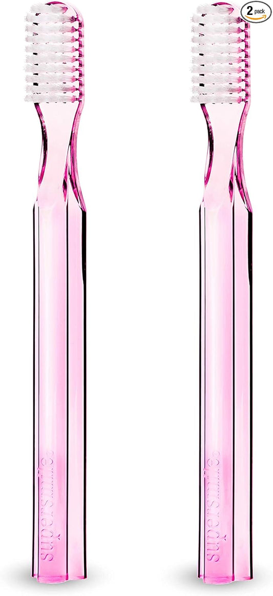 Supersmile New Generation 45° Patented Toothbrush, Pink, 2 Count