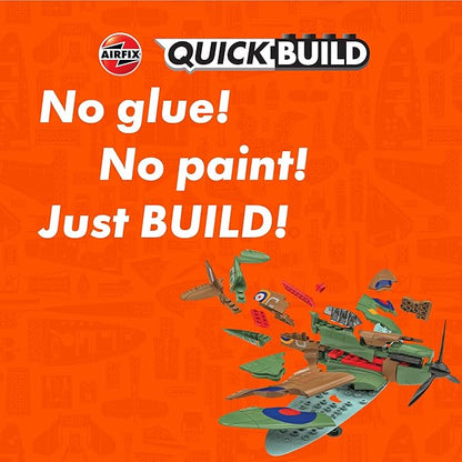 Airfix Quickbuild Supermarine Spitfire Airplane Brick Building Plastic Model Kit J6000