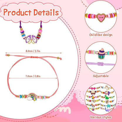 Valentines Day Cards Gifts for Kids 24 Friendship Bracelets Dinosaur Unicorn Bracelets Adjustable Play Jewelry Little Girls Classroom School Exchange Prizes For Boys Students Toddlers Party Faovr Bags