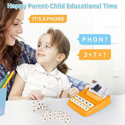 Toddler Toys for Boys Age 3-4, 2 in 1 Educational Toys Alphabet Spelling & Reading, Flash Cards Learning Toys Gifts for Preschool Kindergarten Boys Girls Ages 3 4 5 6 7 8
