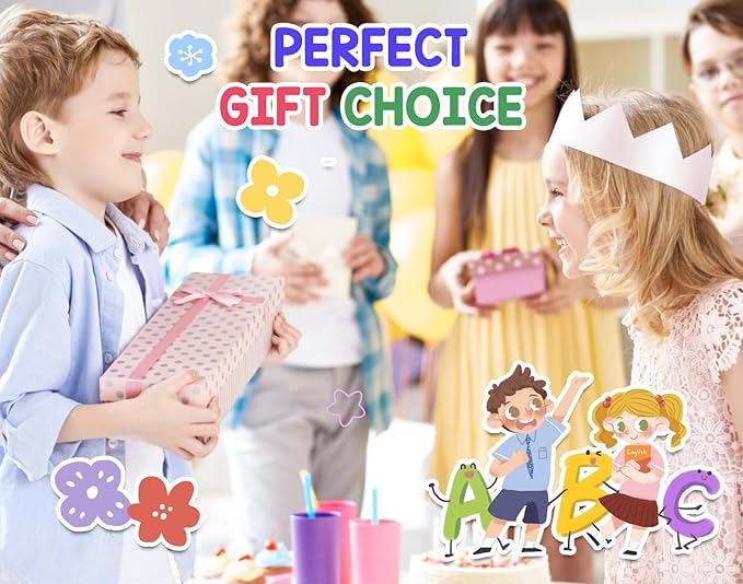 LOOIKOOS Number and Alphabet Flash Cards for Toddlers 3-5,ABC Montessori Toys for 3+ Year Old Wooden Letters Puzzle Preschool Learning Activities