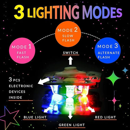 33 Pack LED Light Up Fidget Spinner Bracelets Party Favors for Kids 4-8 8-12,Glow in The Dark Party Supplies,Birthday Gifts,Treasure Box Toys for Classroom,Prizes,Pinata Goodie Bag Stuffers