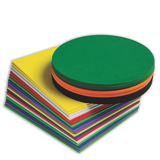 S&S Worldwide Foam Mosaic Mandalas Craft Kit (Pack of 12)