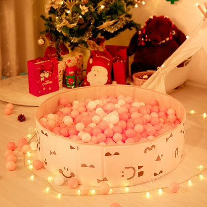 GOGOSO Ball Pit Balls for Toddles, Kids Plastic Balls for BallPit, Pool, Baby Party Accessories, Birthday Decoration 50 100 200 500 1000