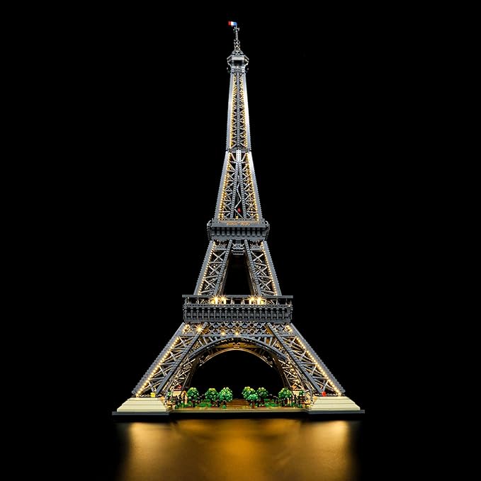 BRIKSMAX Led Lighting Kit for LEGO-10307 Eiffel Tower - Compatible with Lego Architecture Building Blocks Model- Not Include Lego Set