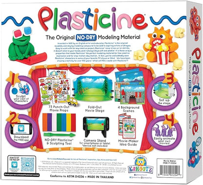 Plasticine Movie Maker Studio — No-Dry Modeling Material — Creative Kit — Ages 5+