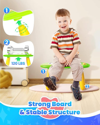 Seimome Toddlers Toys Ages 1-3, Magnetic Drawing Board, Doodle Board Pad Learning and Educational Toys for 18 Months Baby 1-3 Yr Kids Birthday Gifts - Green