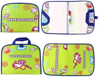 Coolplay Kid Activities Water Drawing Mat Painting with Water Pen Airplane Travel Toy for Toddlers