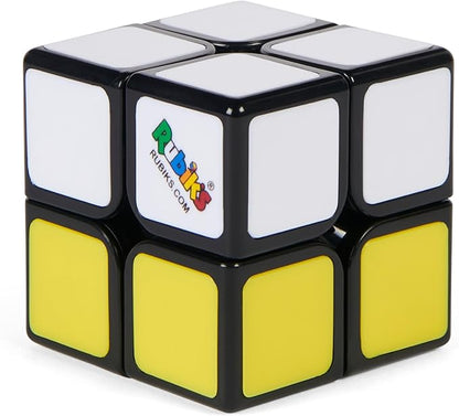 Rubik’s Cube, Apprentice, 2x2 Beginner Cube 3D Puzzle Game Stress Relief Fidget Toy Easy Activity Cube Travel Game Gift Idea, for Ages 7+