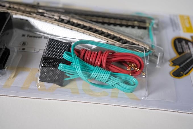 Bachmann Trains - Snap-Fit E-Z TRACK REMOTE TURNOUT - RIGHT (1/card) - NICKEL SILVER Rail With Grey Roadbed - N Scale, 8