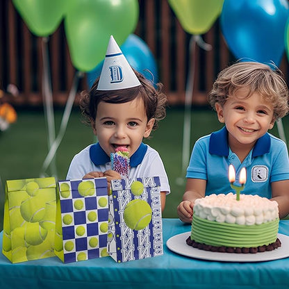 24 Tennis Party Favor Bags Tennis Goodie Bags Tennis Party Favors for Kids Tennis Birthday Party Supplies