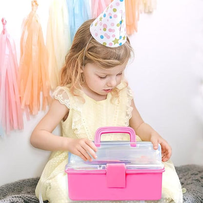 3000Pcs Arts and Crafts Supplies for Kids Crafts for Girls 8-12 Craft Kit with Pipe Cleaners Beads Crafts for Kids DIY School Supplies Set Crafting Box for Girls Boys Age 4-6, 6-8, 8-12 years Gifts