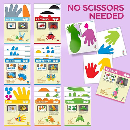 Arts and Crafts Kit for Toddlers Ages 3+ Years. Easy Animal Crafting for Kids