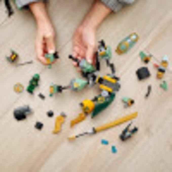 LEGO NINJAGO Lloyd’s Hydro Mech 71750 Building Kit, Underwater Playset with NINJAGO Lloyd and Mech; Role-Play Action for Boys and Girls Ages 7 and Up