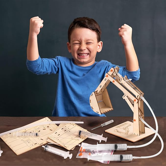 STEM Science Kits for Kids Ages 8-12 5-7, STEM Kits for Kids Ages 8-10, Wood Building Crafts Kits for Boys 6-8, STEM Engineering Toys for Boys 8 10 12 14 Years Old, Science Experiment Projects 9-12