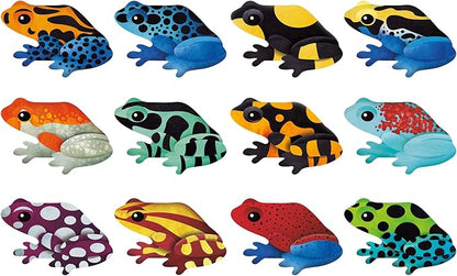 Tropical Frogs Shaped Memory Match