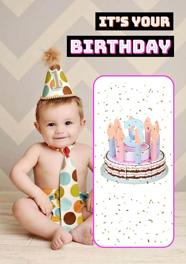 Wooden Birthday Cake Toy Set for Kids, 33 PCS Pretend Play Food, 5" Cake with Candles Fresh Fruit Plate Number 1-5, Wooden Play Kitchen Accessories