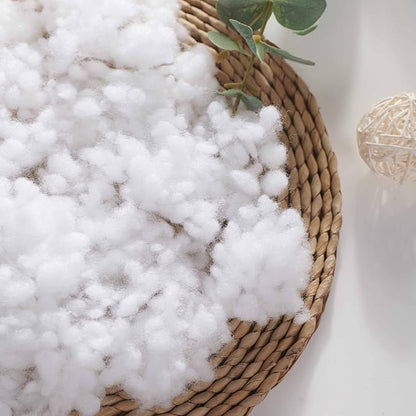 Asuprui Pouf Filler PP Cotton Footstool Filler Pouf Stuffing Pouf Insert Pouf Ottoman Filler Bean Bag Filler 20x20x12 Inches Round Poof Filler