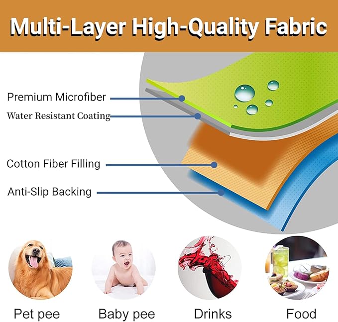 XINEAGE Water Resistant Recliner Cover, 2 seat Recliner Loveseat Covers with Pockets, Quilted Thick Recliner Protector Cover for Dog Pets with Non Slip Backing and Strap (Recliner Loveseat, Beige)