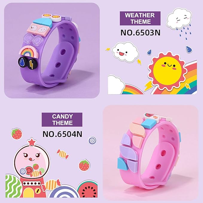 6 Packs Kids Jewelry Craft Bracelet,Sports Bracelet Making Kits,Custom Friendship Wristbands