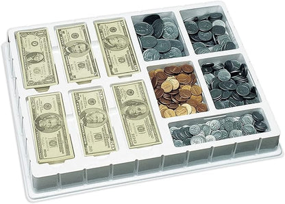 Educational Insights Play Money Deluxe: Over 700 Pieces of Play Money for Currency, Counting Skills & Pretend Play, Ages 5+