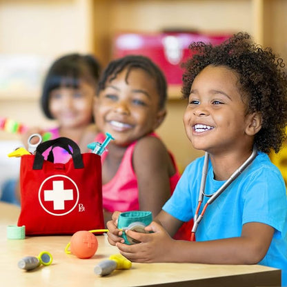 B. toys- Mini Doctor Care Kit- Pretend Play Doctor Play Set – Realistic Doctor Tools – Pretend Play Set for Toddlers, Kids – Educational Toys- 18 Months +