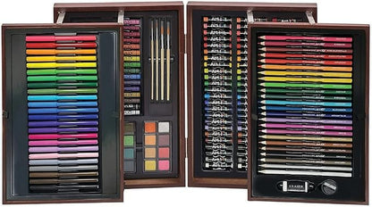 Art 101 Deluxe Classic Drawing Kit, Brown, 170 Pieces (54170)