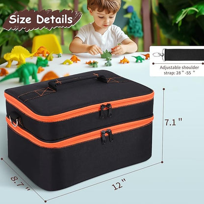 Hard Travel Case for Modeling Compound, Carrying Case for Playdough Set Portable Playdough Storage Organizer Container for Dough Art Clay Tool Kit, Bag Only