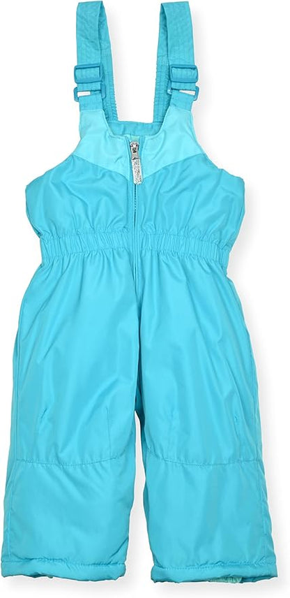 Arctic Quest Little Girls Bib Snow Pants and Ski Jacket Water-Resistant Snowsuit For Kids Winter Jacket For Girls