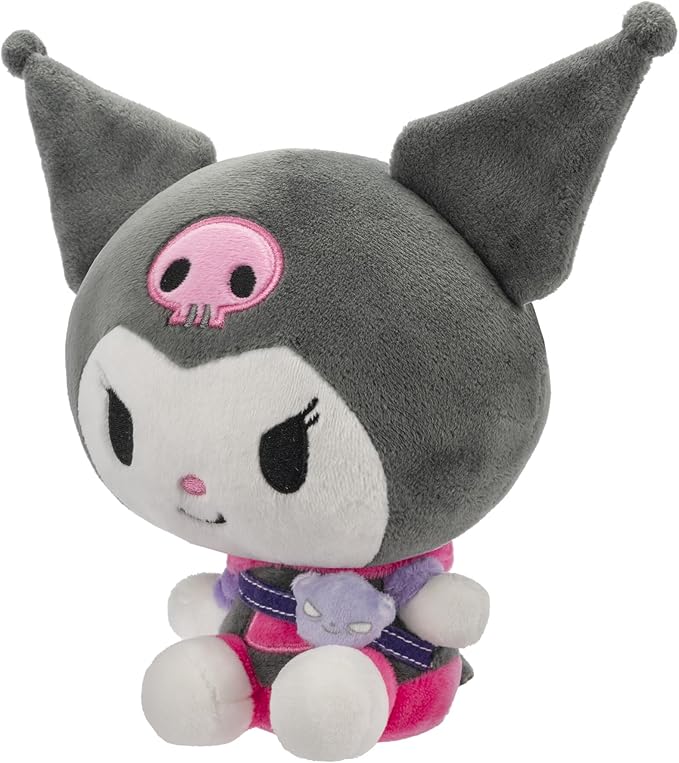Jazwares Hello Kitty and Friends, Kuromi Series 1 Plush - Hoodie Fashion and Bestie Accessory - Officially Licensed Sanrio Product from