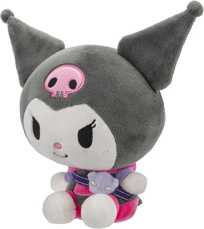 Jazwares Hello Kitty and Friends, Kuromi Series 1 Plush - Hoodie Fashion and Bestie Accessory - Officially Licensed Sanrio Product from
