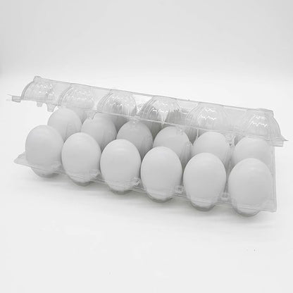 18 Pcs Easter Egg, White Wooden Eggs, Life Size Plain Decorating Eggs for Kids Easter DIY Paint Your Own Egg Decor, Easter Craft, Easter Eggs Hunt, Easter Basket Stuffers, School Activities Supplies