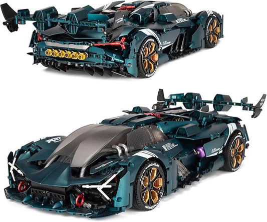 Millanio Super technic Car Model Building Kit,1:8 Scale Model and Race Engineering Toy,Adult Collectible Model Cars Kits to Build,Compatible with Lego Technic Car Sets for Adults(3446pcs)