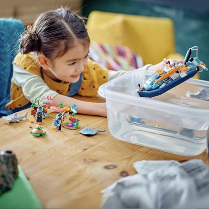 LEGO 60377 City Sea Explorer Boat Set