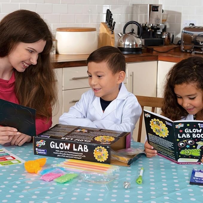 Galt Toys, Glow Lab, Science Kit for Kids, 20 Fun Experiments, Ages 6 Years Plus