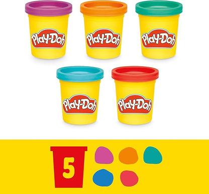 Play-Doh Fun Tub Set, 19 Accessories & Reusable Storage Container, Preschool Toys, Kids Arts & Crafts, Ages 3+ (Amazon Exclusive)