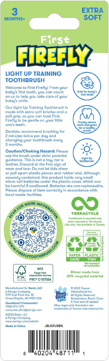 FIREFLY First Training Light Up Toothbrush, Blue's Clues