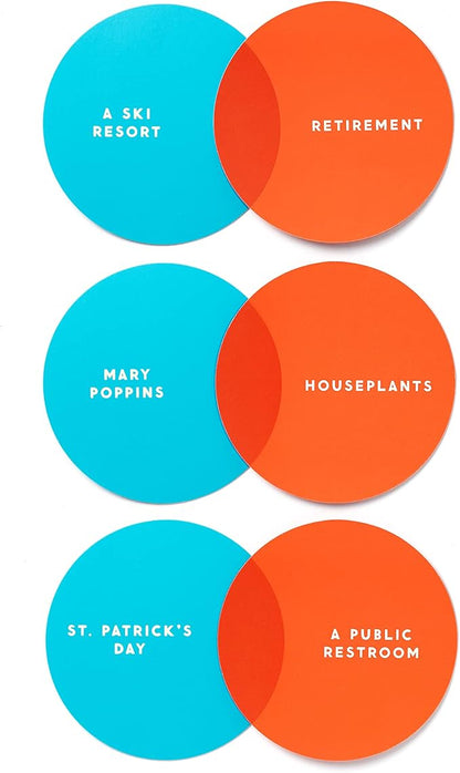 I've Venn Thinking – Fun Party Card Game About Finding Funny Common Things from Unexpected Pairings for Adults, Ages 13+