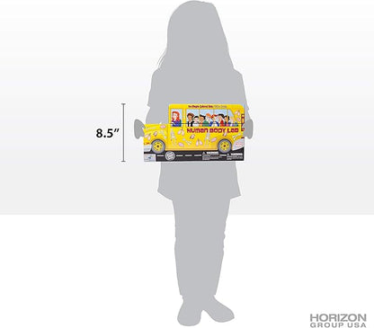 The Magic School Bus:Human Body Lab By Horizon Group USA,Homeschool STEM Kit,Includes Hands-On Educational Manual,Experiment Cards,Plastic Human Skeleton,Data Notebook,Hinge Joint Model & More ,Yellow